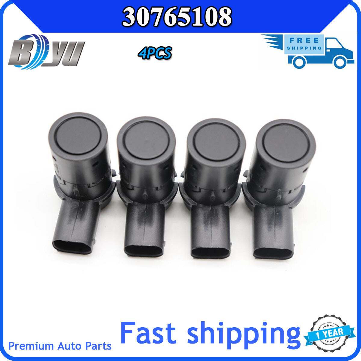 Parking Sensor 30765108 for Volvo S40 S60 S80 C70 V50 V70 V70x XC90 XC70 for SAAB 4P