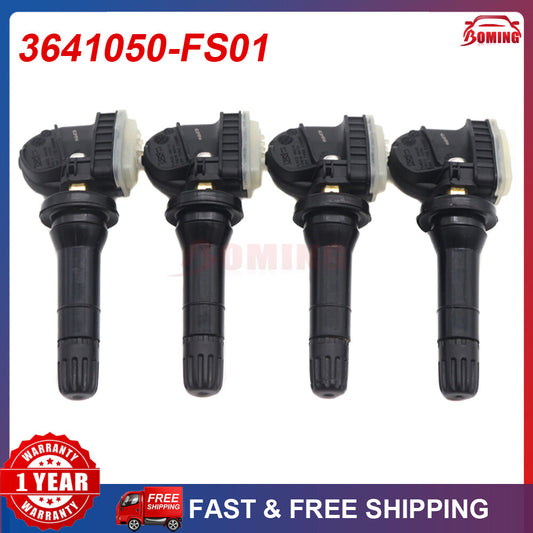 4X New TPMS Tire Pressure Sensor 3641050-FS01 For SERES SF5 AITO M5 M7 M9 433MHz