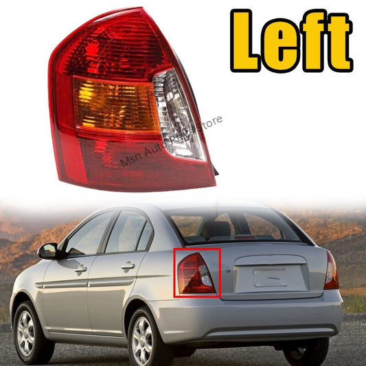 Left for Hyundai Accent 2006-2011 Rear Tail Light Brake Reverse Light Assembly