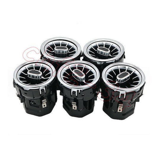 12/64-Color Air Vent LED Ambient Light for Mercedes-Benz W205 GLC X253 2015-2018