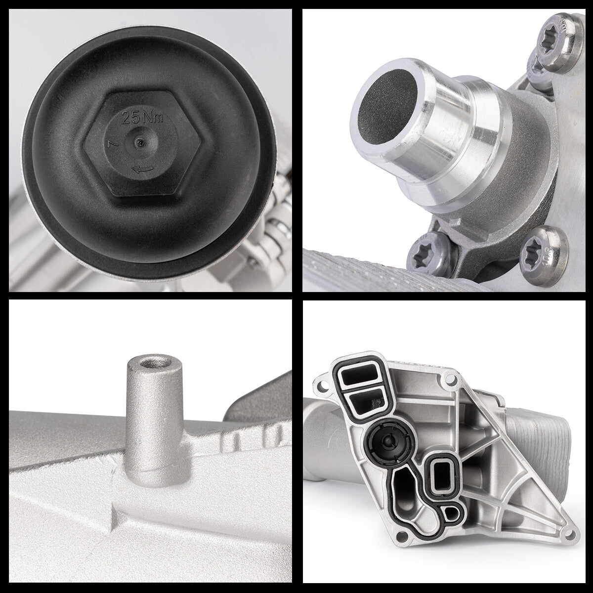 Engine oil filter housing 11428596283, suitable for BMW 230i, 320i, 330e, 330i, 430i, 530i, 530e