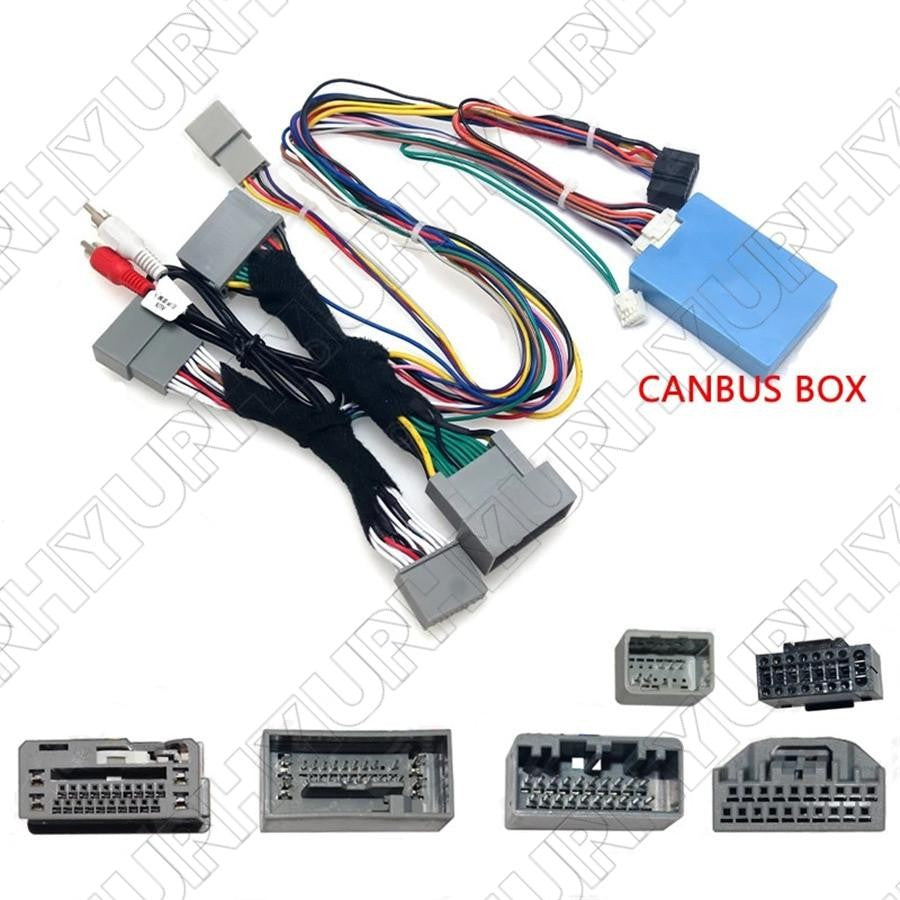 For 2008~12 for Honda for Accord 8th Gen Radio Wiring Harness Connector 16 PIN w/ Canbus