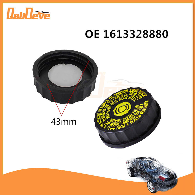 Brake fluid cap/brake oil tank cap 1613328880. Suitable for Peugeot 206, 306, 307, 308-.