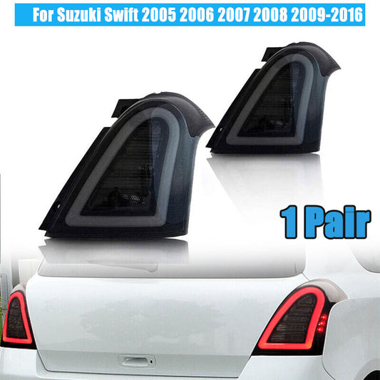 LeftRight Smoked Rear Tail Light Lamp Brake Lamp for Suzuki for Swift 2005-2016