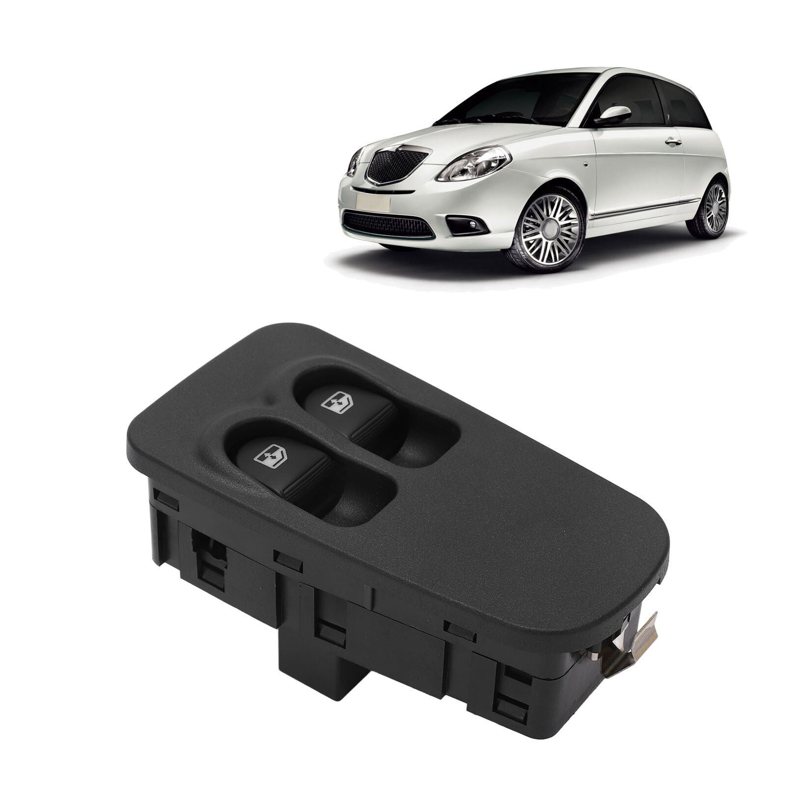 for Lancia Ypsilon 2003?201 Window Control Switch 735360604 Black Master Switch