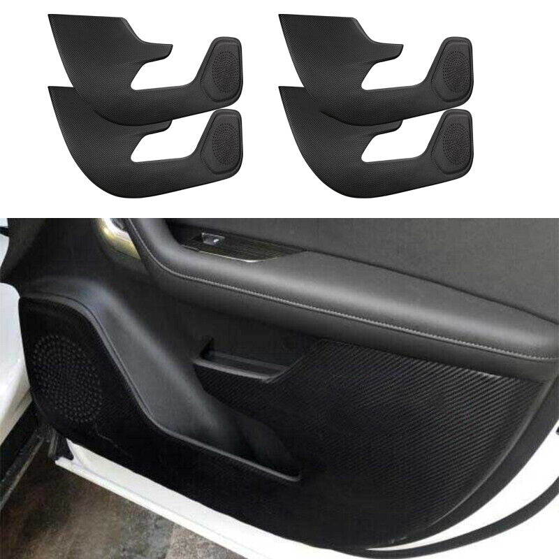 For Chevry Blazer 2019-2022 Carbon fiber Door Anti-Kick Panel Guard cover trim