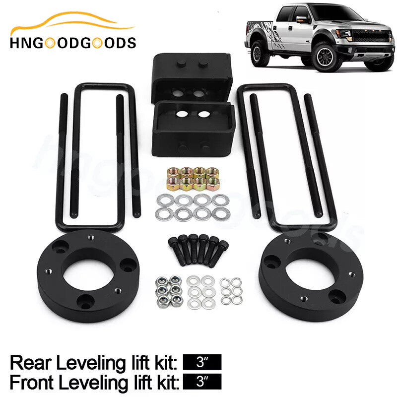 3-inch/3-inch front and 3-inch/3-inch rear leveling lift kit for 2004-2020 for Ford F150 2WD 4WD
