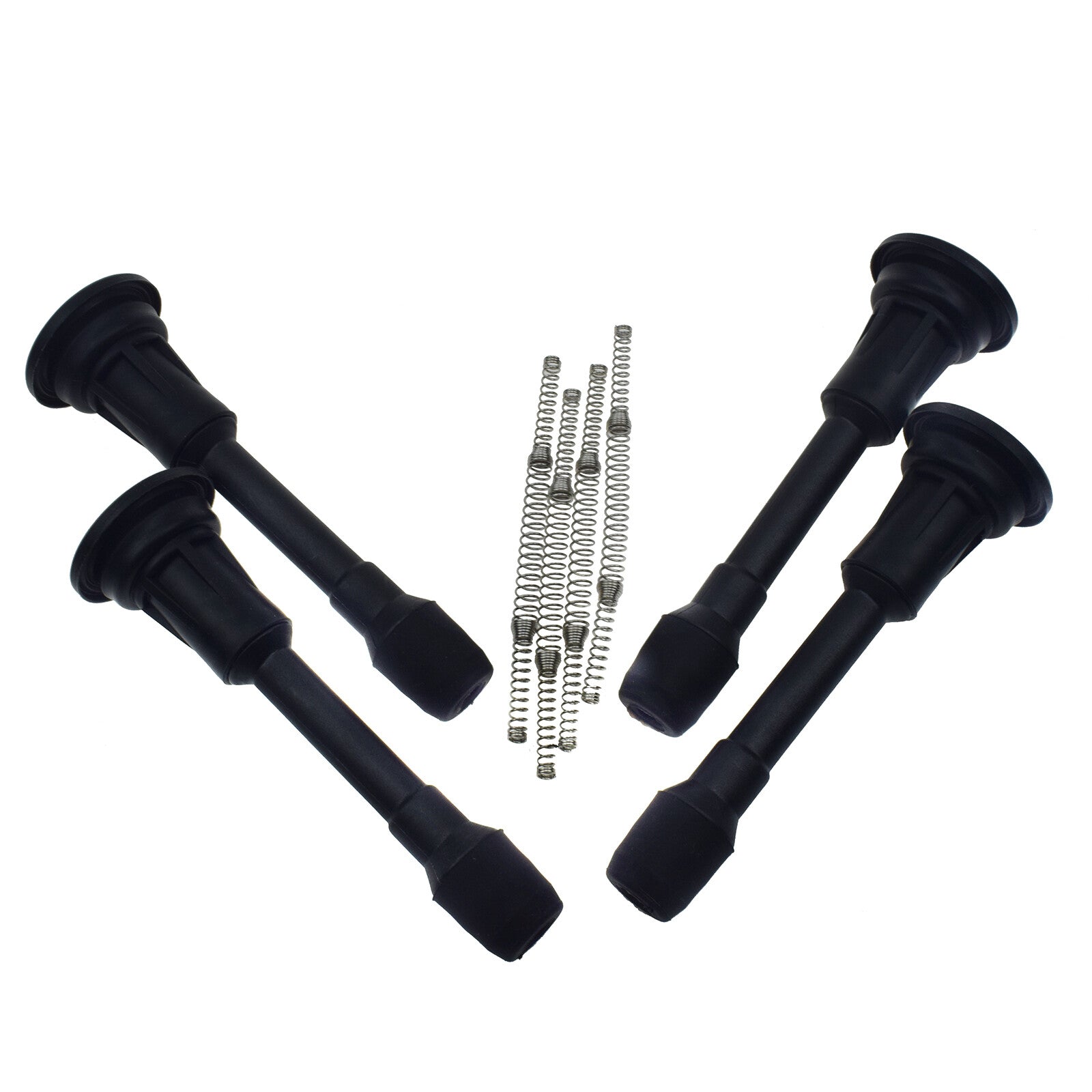 4-piece ignition coil rubber boot spring set for Nissan Altima Rogue Sentra Versa