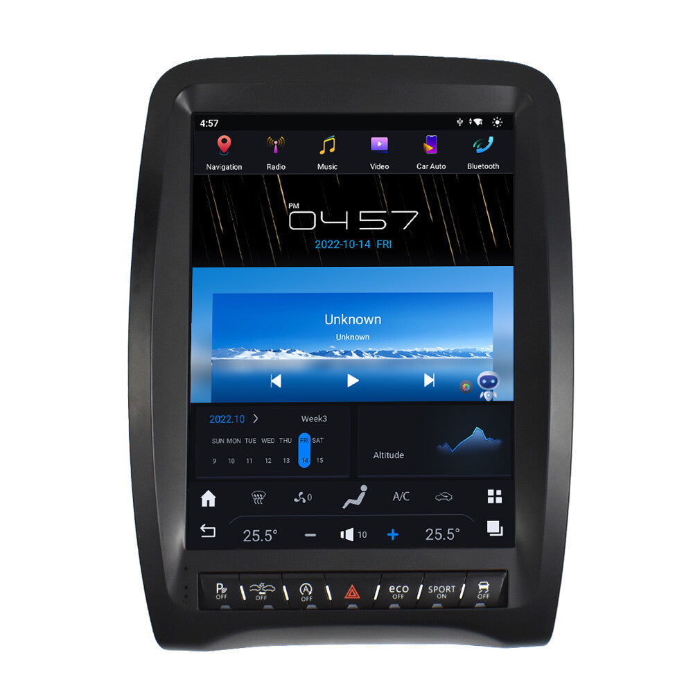 12.1Android 11 for Tesla Style for Smart GPS Radio Screen for Dodge Durango 2014-16
