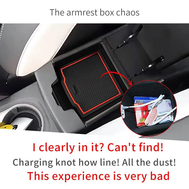 Car Armrest Storage Box for Renault Captur 2020 - 2023/ for Mitsubishi ASX 2023