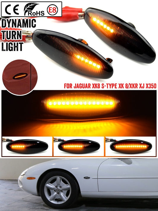 Dynamic Side Marker Turn Light for JAGUAR XK8 S-Type XJ X350 XK 8/XKR