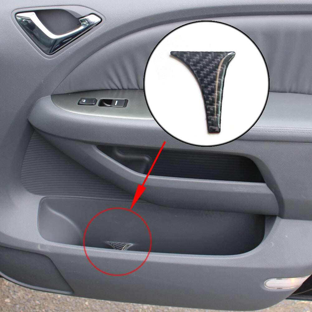 Carbon Fiber Door Accent Panel Trim Interior Cover for Honda Odyssey 2005-2010
