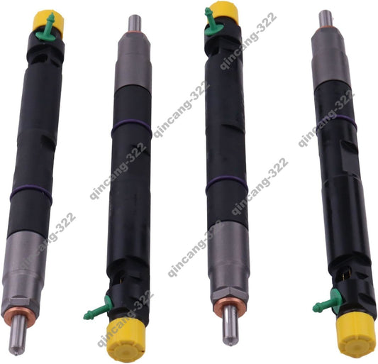 4 Pieces Fuel Injector 28229876 320/06827 for JCB Engine ECOMAX 444 TCAE-93