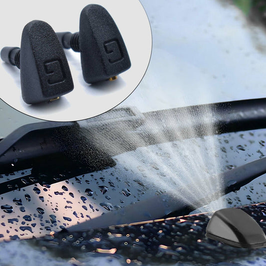 2pcs Universal Car Replacement Front Windshield Washer Wiper Nozzle Spray Jets