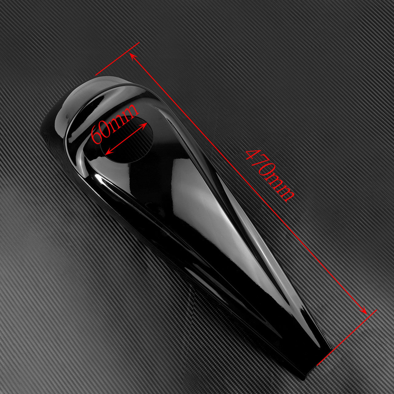 Gloss Black Dash Fuel Console Cover Fit for Harley Touring Road Glides 2008-2021
