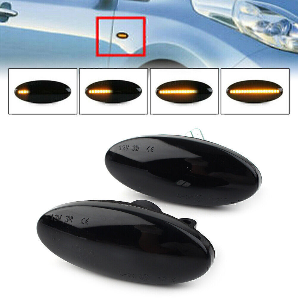 LED Turn Signal Light Dynamic Side Marker for Nissan qashqai juke x-trail T31
