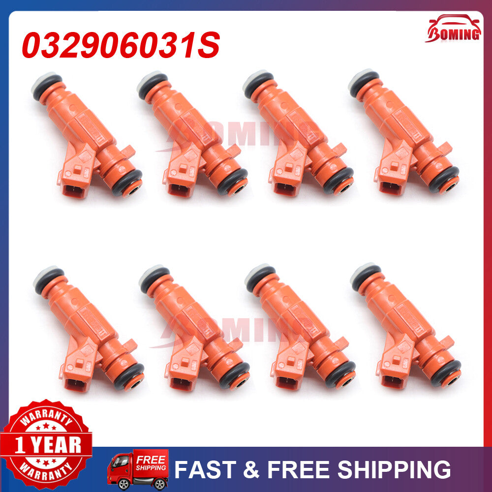 New 8PCS Fuel Injectors 032906031S For 2007-2014 for Volkswagen Gol Voyage 1.0L 8V