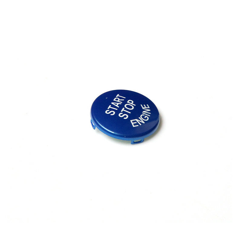 Blue engine switch button trim for BMW 3 X1-X6 electric chassis model