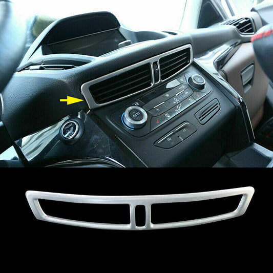 for Ford Kuga Escape 2013-2019 Matte Silver Central Console Air Vent Outlet trim