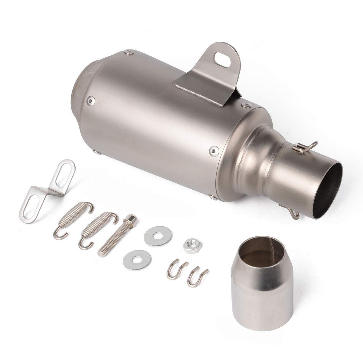 38-51mm Universal Motorcycle Short Exhaust Muffler Slip On Motorcycle Muffler fi