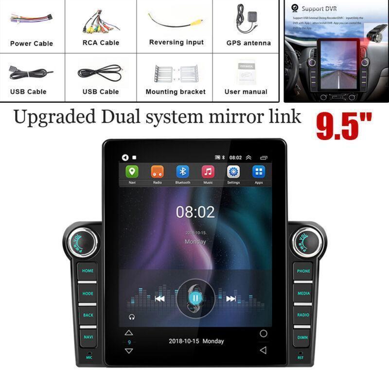 9.5 Android 10.0 1GB+16GB HD Touch Screen Car Stereo Radio GPS For Android/IOS