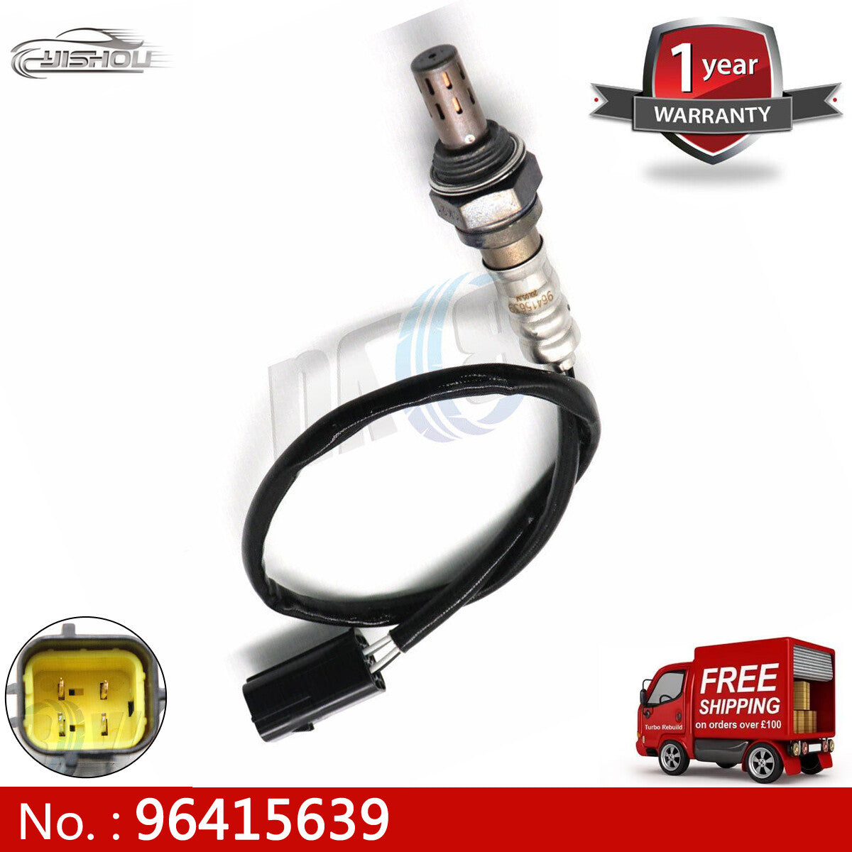 Oxygen sensor 96415639 suitable for Chevrolet Spark, Matiz 0.8, 1.0, and for Mazda 626.