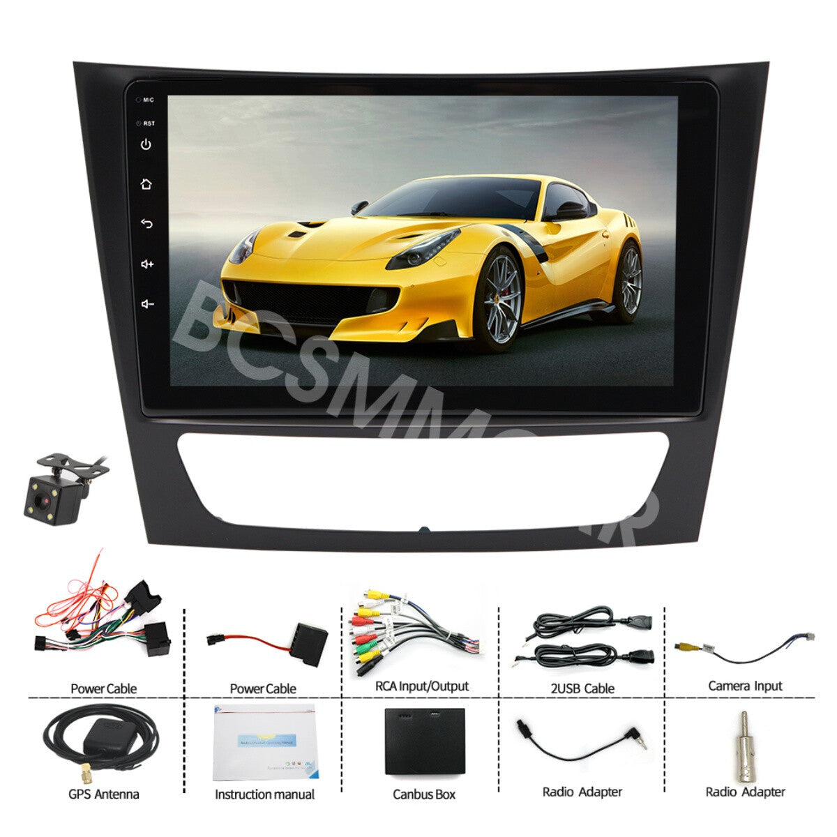 Fit for Mercedes Benz E-Class W211 2002-2009 Android 13 GPS Car Stereo Radio BT