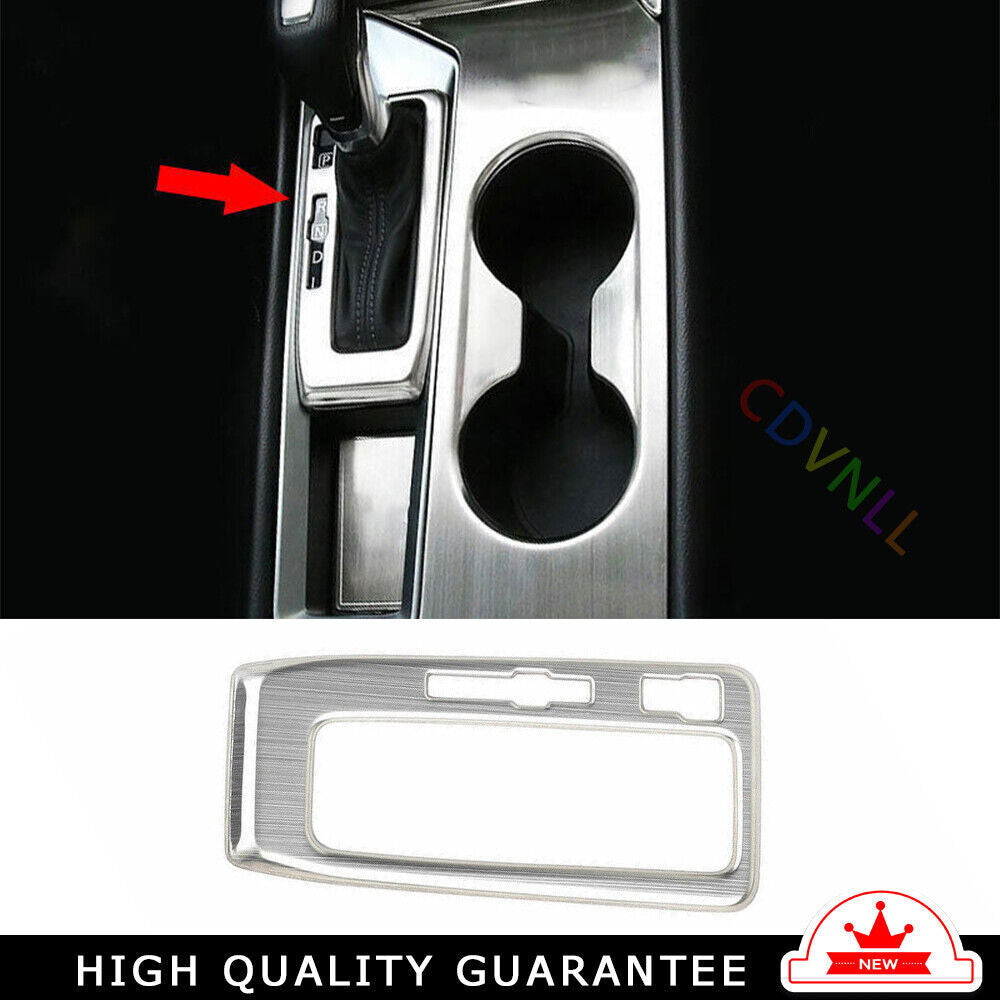 Console Gear Shift Frame Cover Trim for Nissan Altima 2019-2022 Silver Titanium
