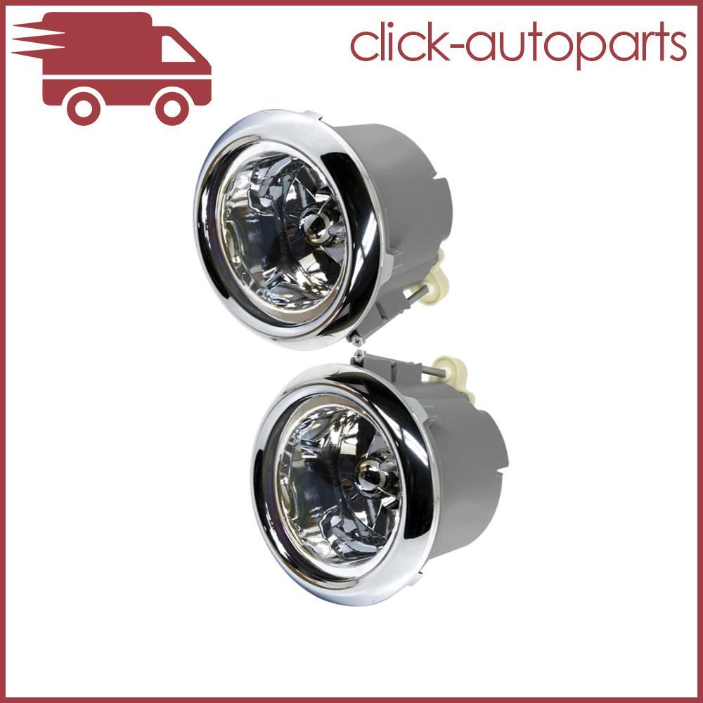2x Front Bumper Fog Light Chrome Replacement For Santa Fe 2001-2006 Left+Right