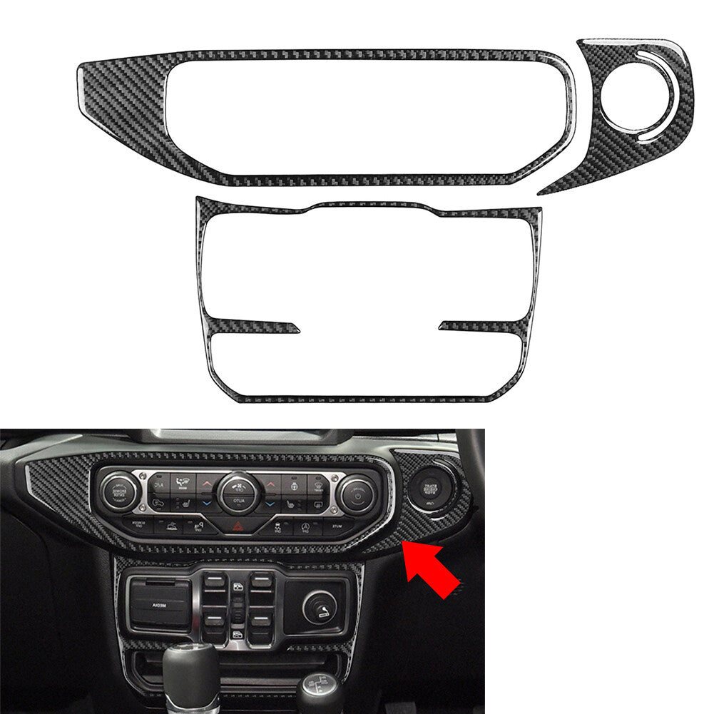 AC Control Window Switch Panel Cover Trim FIT for Jeep for Wrangler JL JLU Gladiator JT