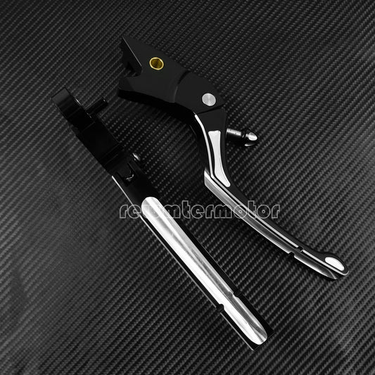 CNC Black Chrome Brake Clutch Lever Fit For Indian Scout Model 2013-2014 2017