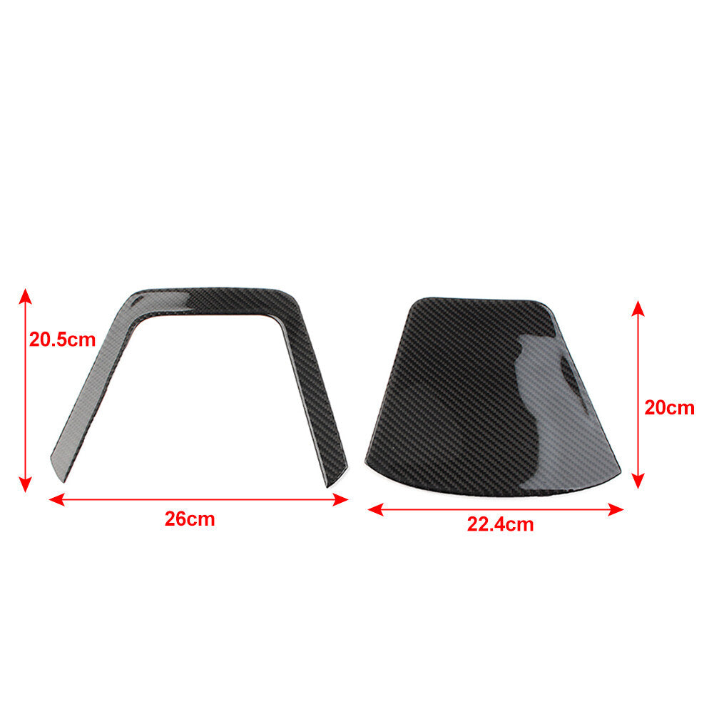 for Chevrolet Equinox 2018-2021 2x Center Console Dashboard Panel Cover Trim