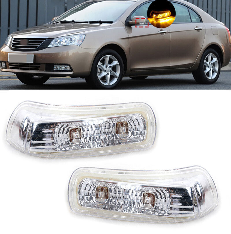 Pair for Geely Emgrand 7 EC715 EC718 LED rearview mirror turn signals