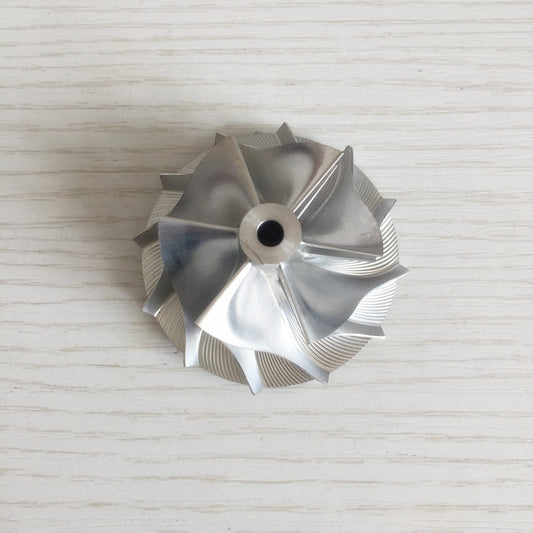GT15-25 44.50/60.01 mm 6+6 Blade Performance Turbine Blank Compression Wheel Q7