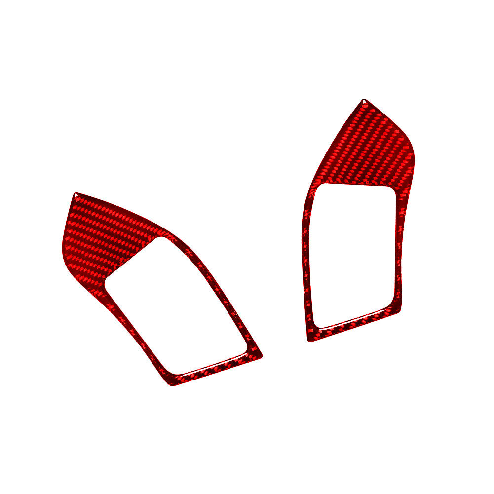2X Red Carbon Fiber Center Air Vent Outlet Cover Trim for Lexus RX300 1998-2003