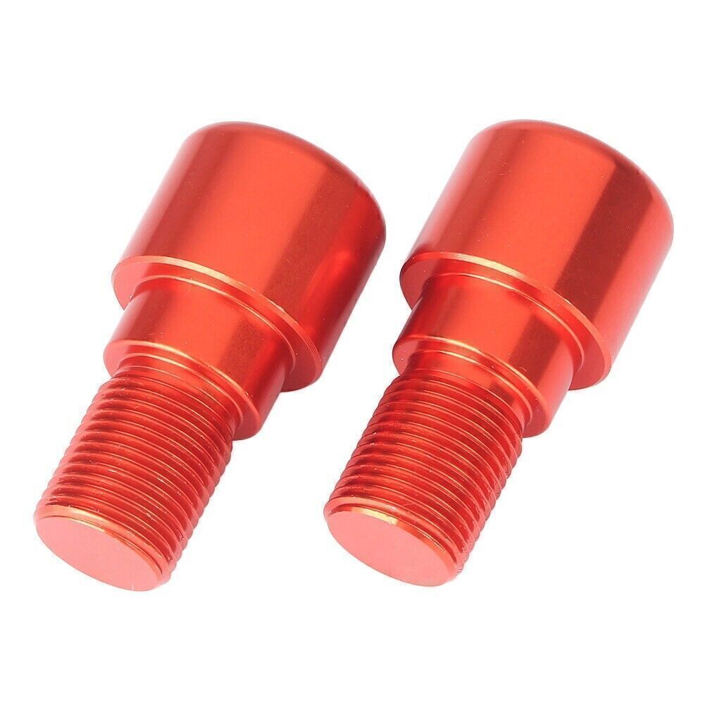 Fit for Yamaha YZF R6 1999-05 YZF R6S 2006-12 18mm Handle Bar End Grips Plug Orange