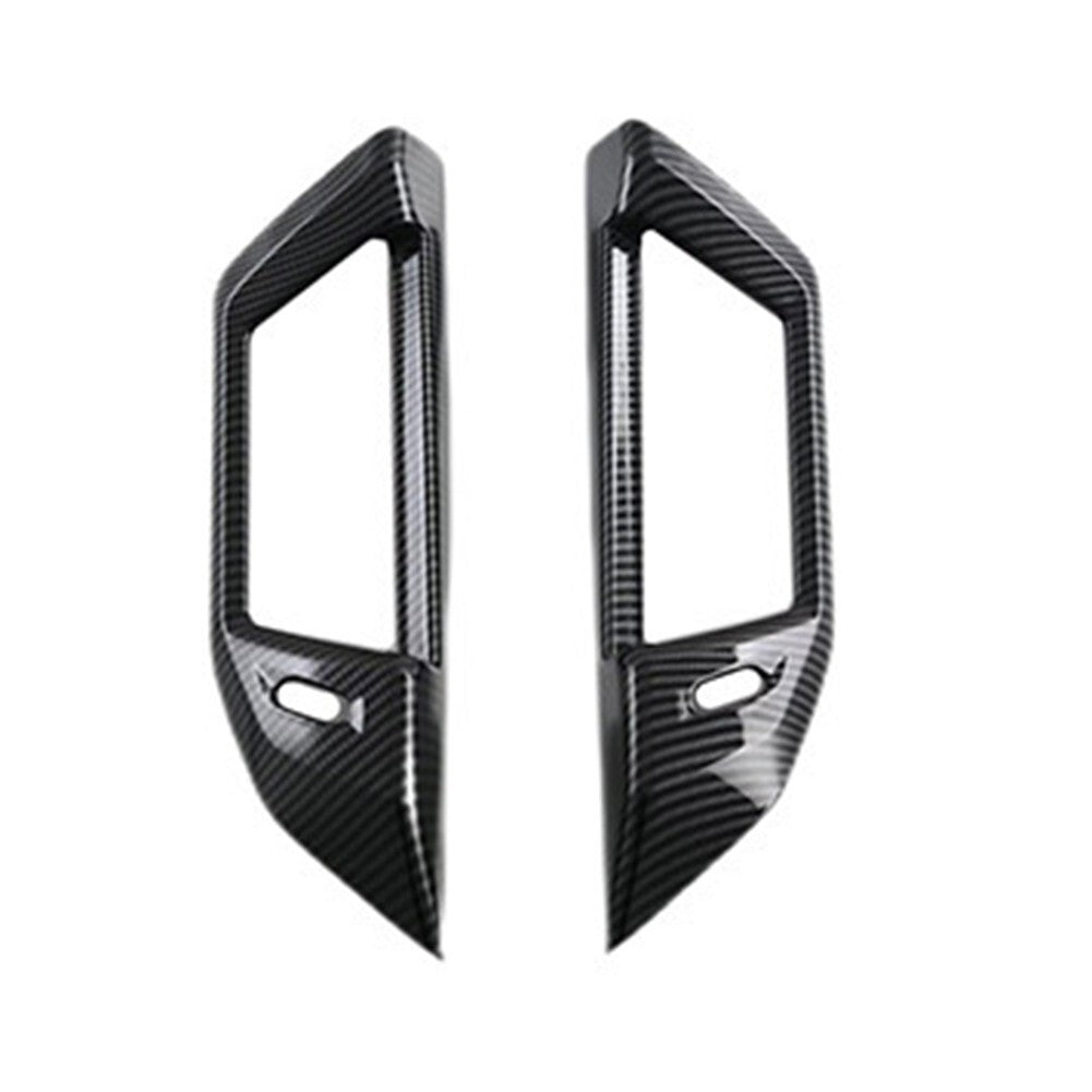 ABS Carbon Fiber B-pillar Air Outlet Vent Frame Trim Cover for BMW 5 Series 2024