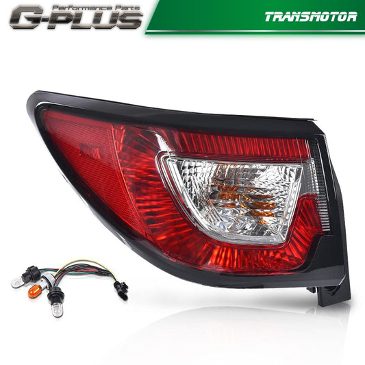 Taillights suitable for 2013-2017 for Chevrolet Traverse, left driver's side halogen light with bulb.