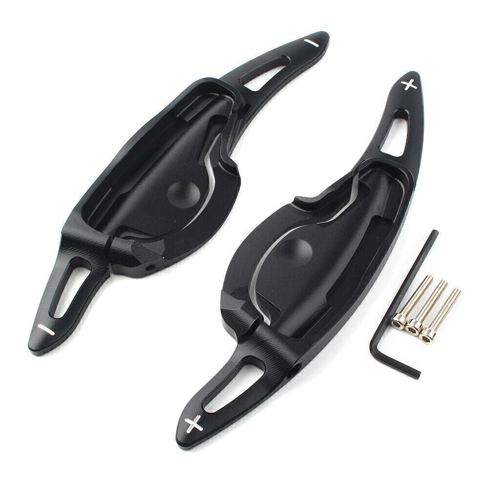 Steering Wheel Shift Paddle Shifter Extension for Hyundai LA FESTA 2019 Black
