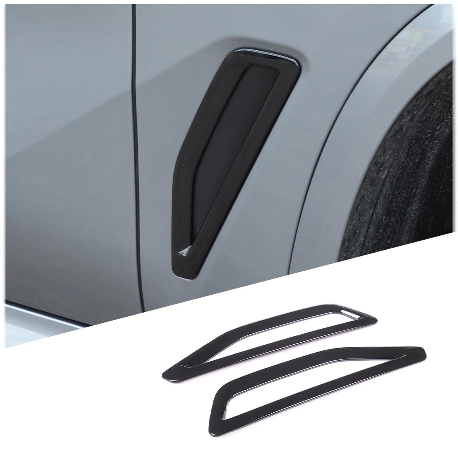 Carbon fiber exterior center console gear shift frame trim for Toyota Tacoma 11-15