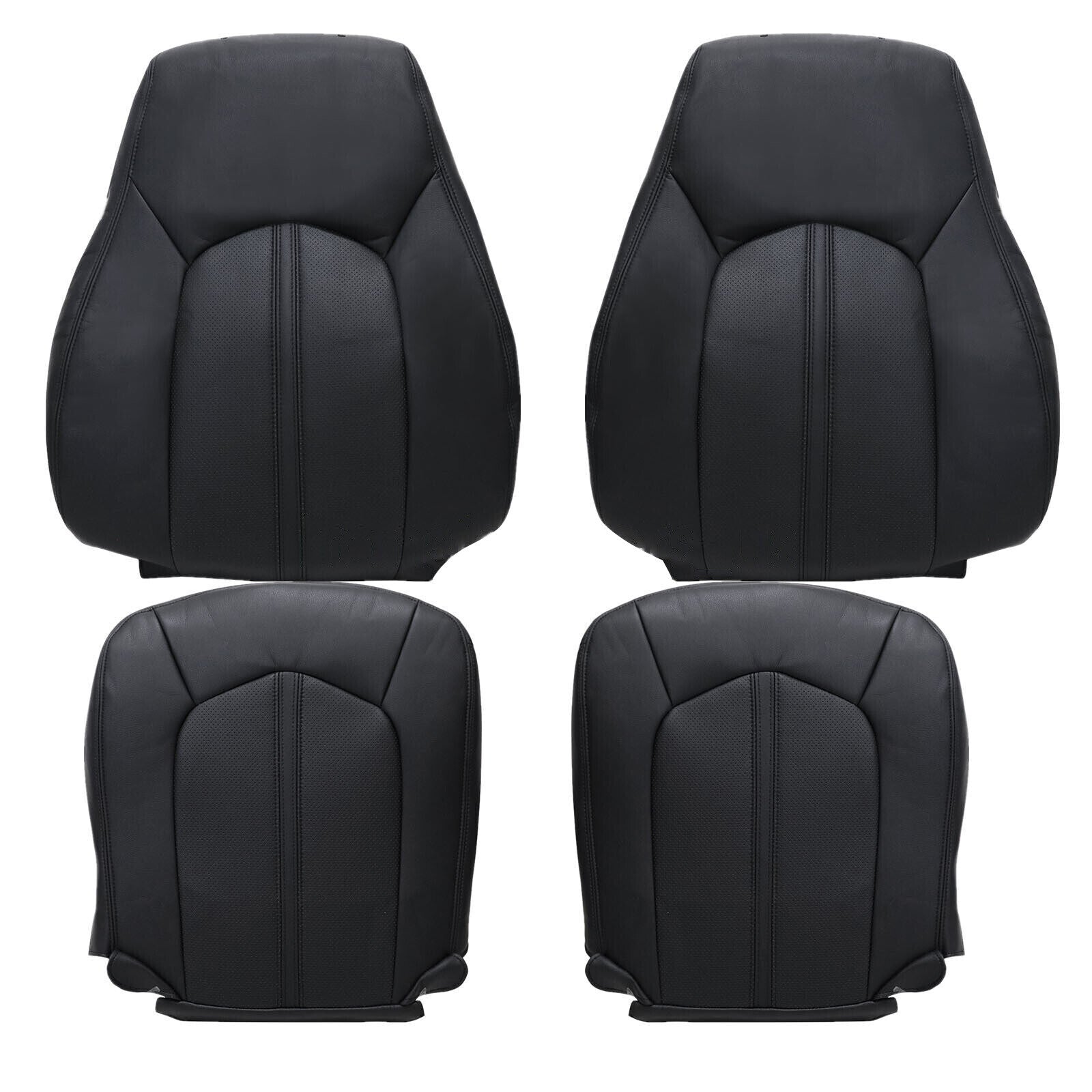 4PCS Front Driver  Passenger Side Leather for Seat Cover for Cadillac CTS 2008-2013