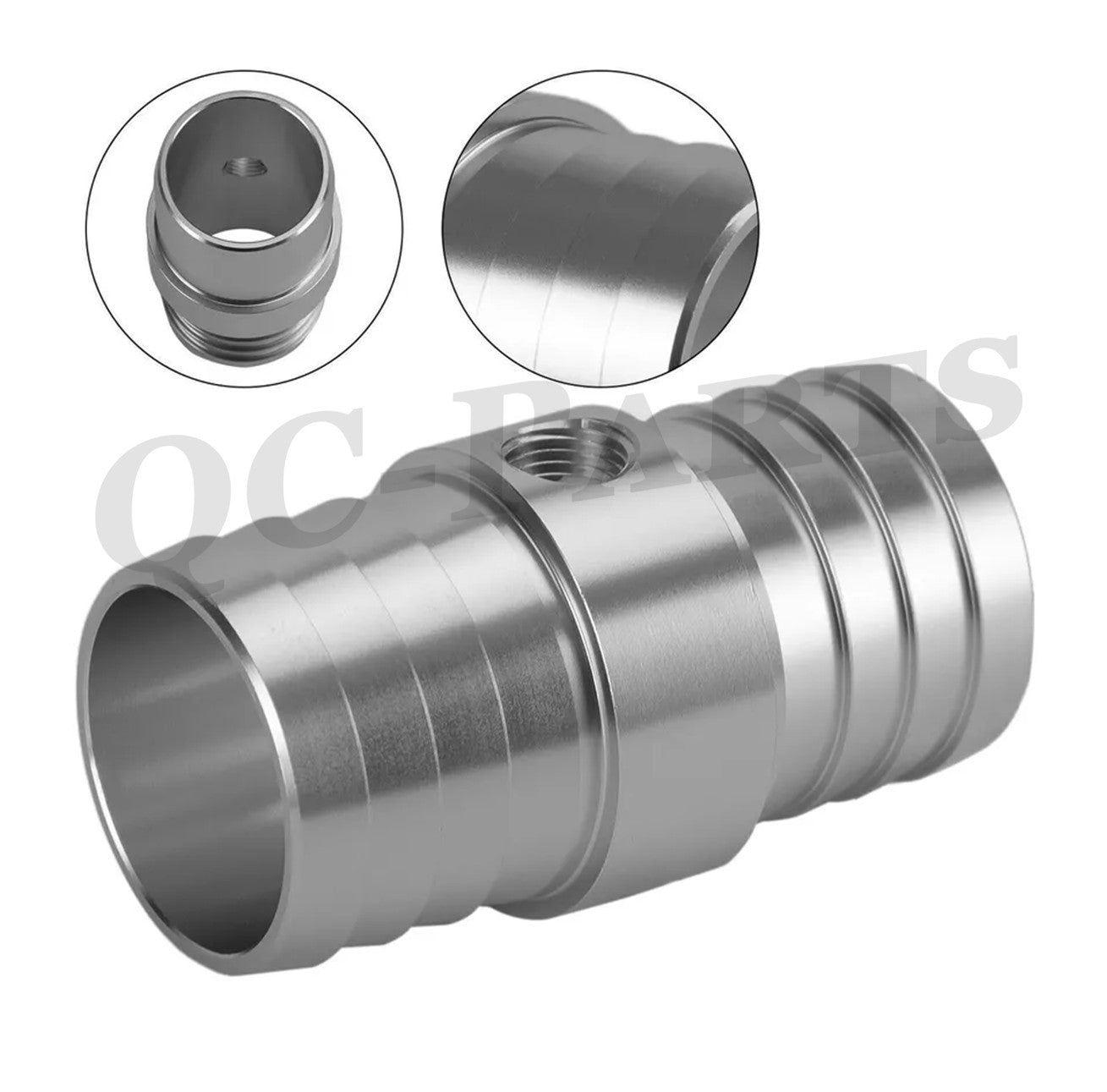For 1-1/4 Hose 1/8NPT Aluminum Steam Port Adapter Top Radiator LS Swap Coolant