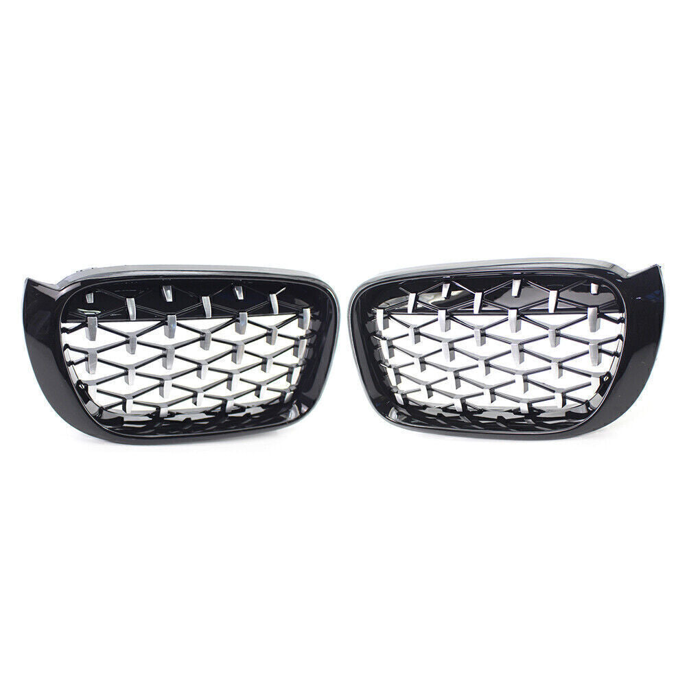 Fit for BMW X3 F25 /X4 F26 2014-2017 Diamond Meteor Latest Style Front Kidney Grille