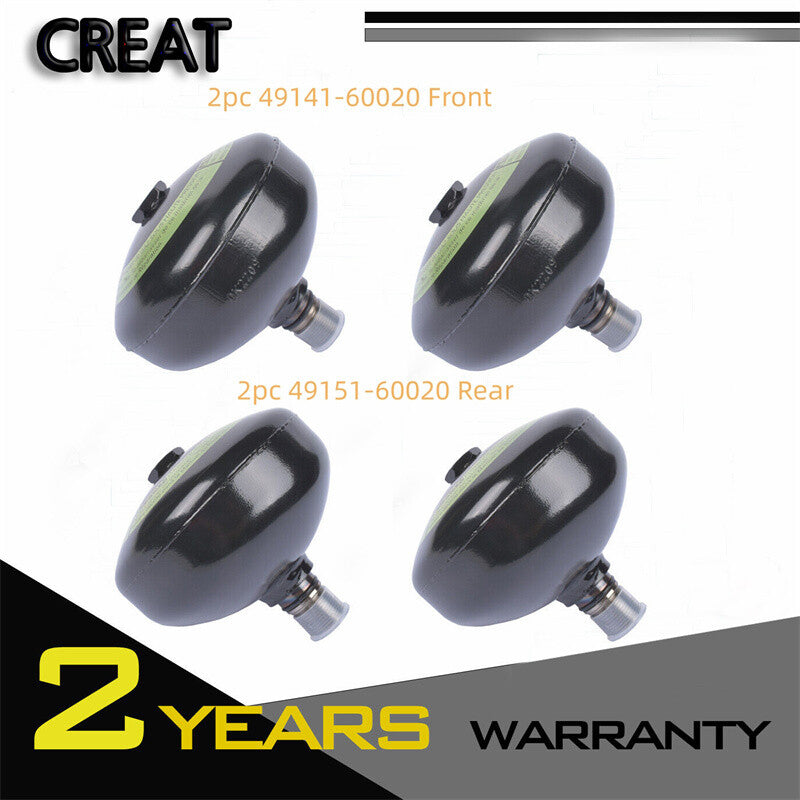 4-piece suspension accumulator kit for Lexus LX570 and for Toyota for Land Cruiser 200 (2008-2021)