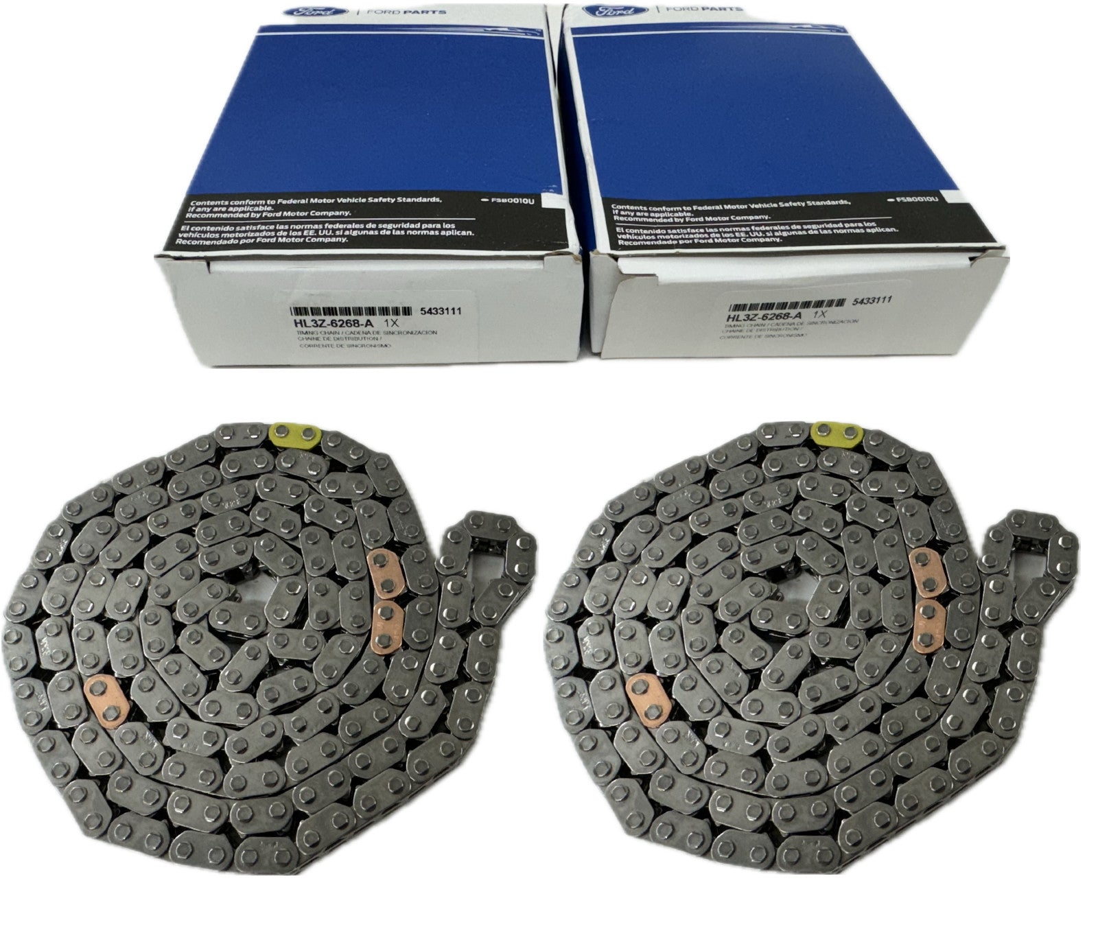 For 2017-2024 for Ford F150 3.5L Ecoboost Chains Guides Tensioners W/ PHASERS KIT