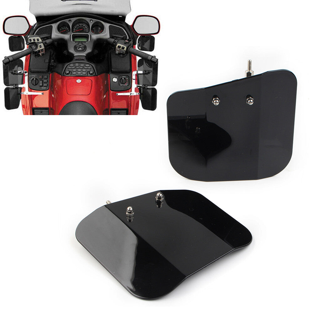 for Honda GL1800 F6B Motorcycle Air Wing Windshield Deflector Mirror Mount US cl