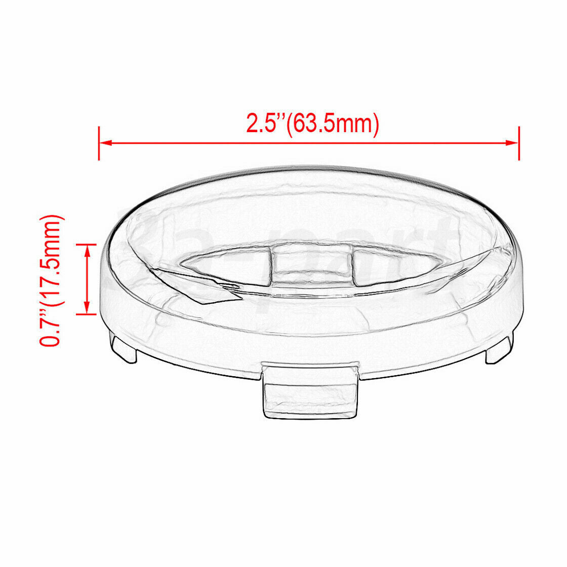 4pcs Smoked Motorcycle Turn Signal Light Indicator Lens Cover Color for Harley