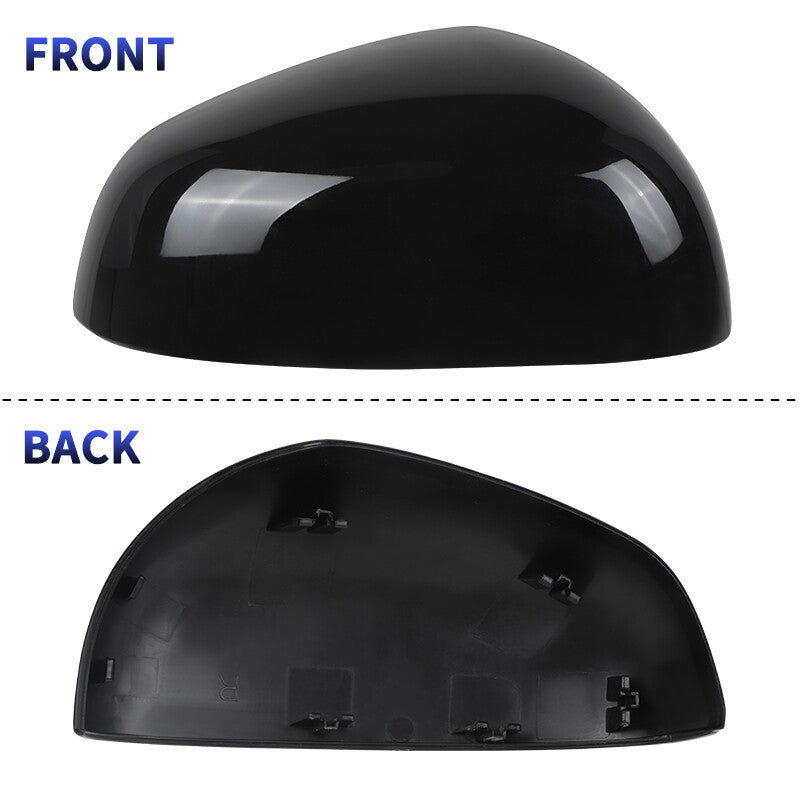 Wing Mirror Cover Cap Black Fit for Smart Fortwo 2015-2024 Right Passenger Side