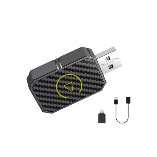 for Mini Wireless Car Play Adapter for Android, PlugPlay Low Latency Converts WirRH
