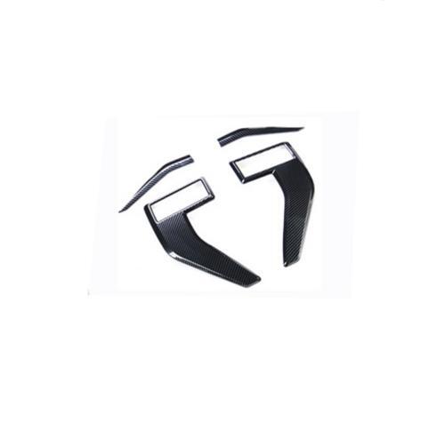 Carbon fiber style air vent side fender trim for Ford F-150 (2021-2022)